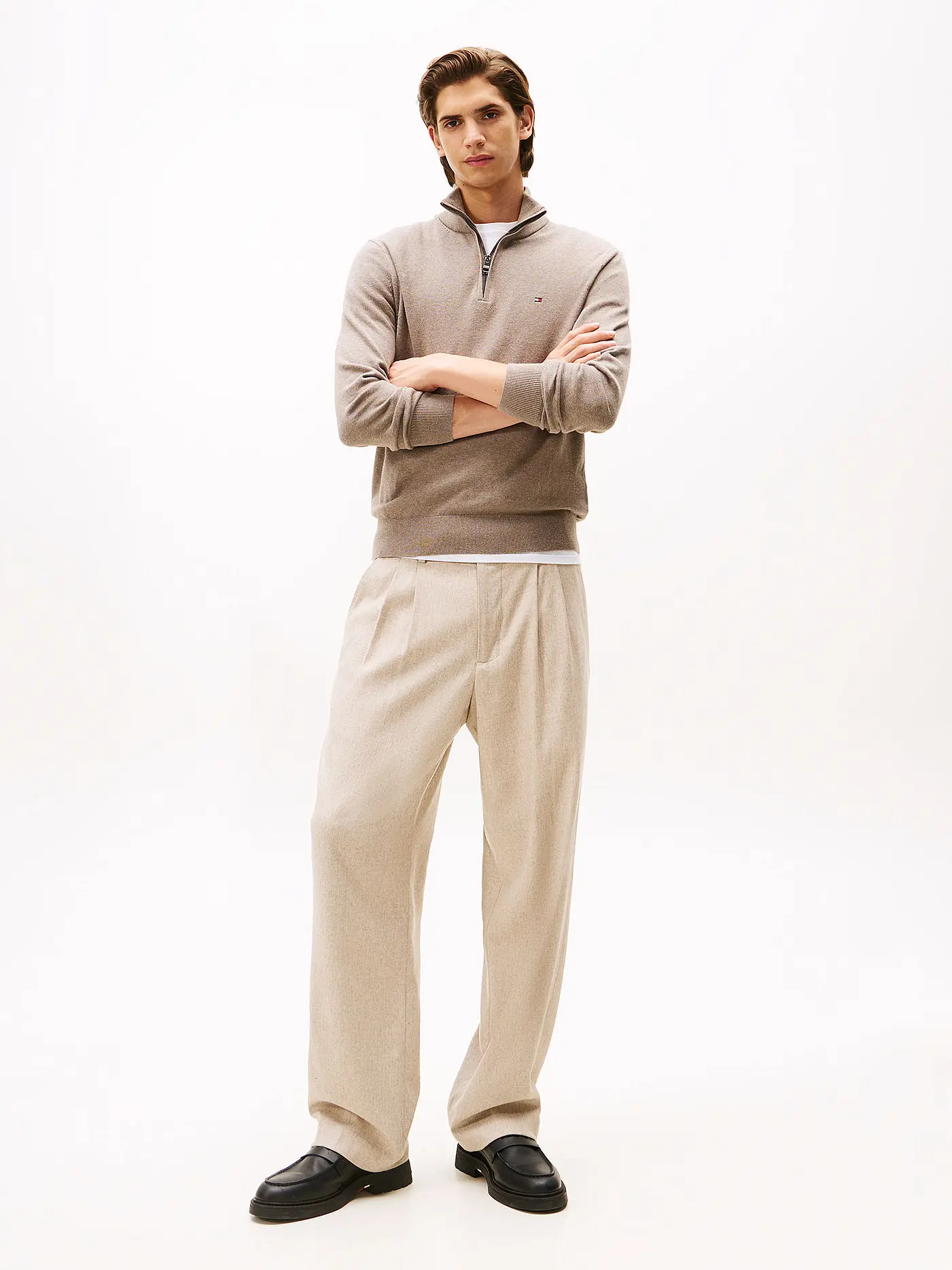 TOMMY HILFIGER | Pullover | braun